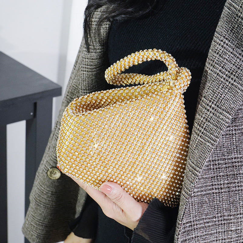 Rhinestone Clutch Stylish Portable Mine Dinner Evening Bags