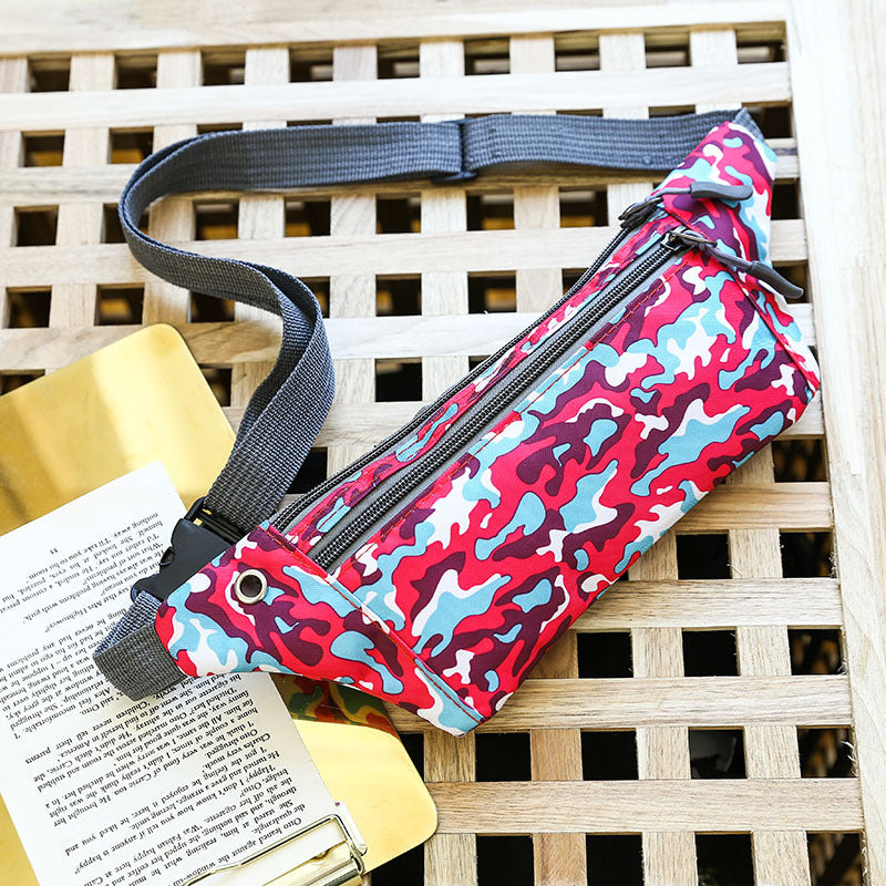 Women's & Men's & Close-fitting Camouflage Nylon Waterproof Large Men's Waist Packs