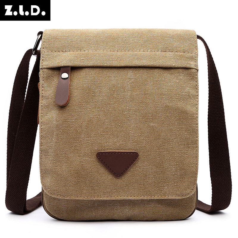 Men's Attractive Canvas Thin Retro Pouch Men's Messenger Bags
