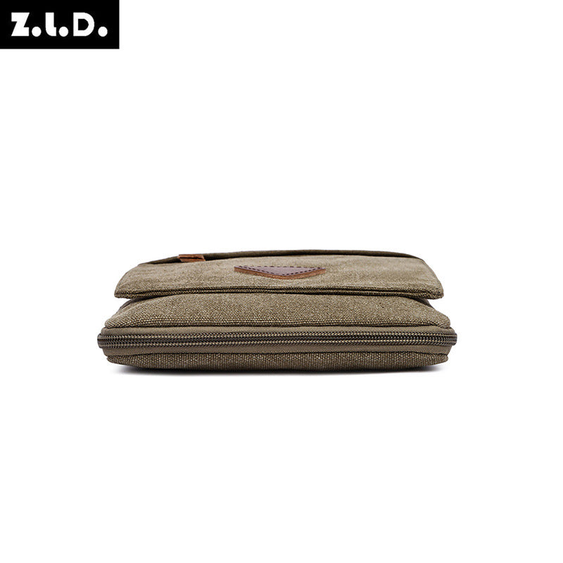 Men's Attractive Canvas Thin Retro Pouch Men's Messenger Bags
