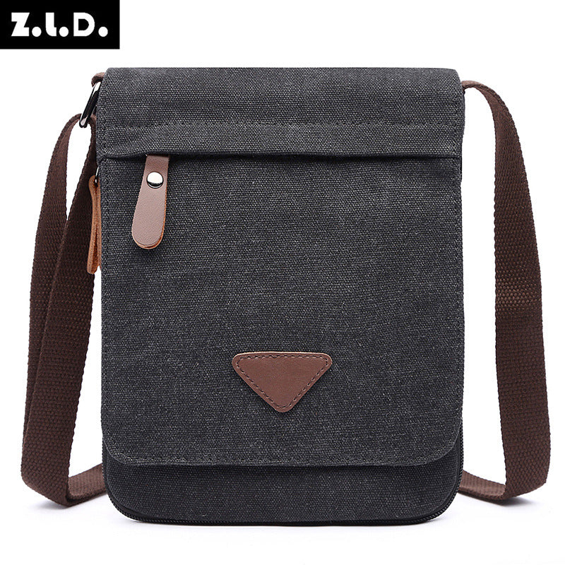 Men's Attractive Canvas Thin Retro Pouch Men's Messenger Bags