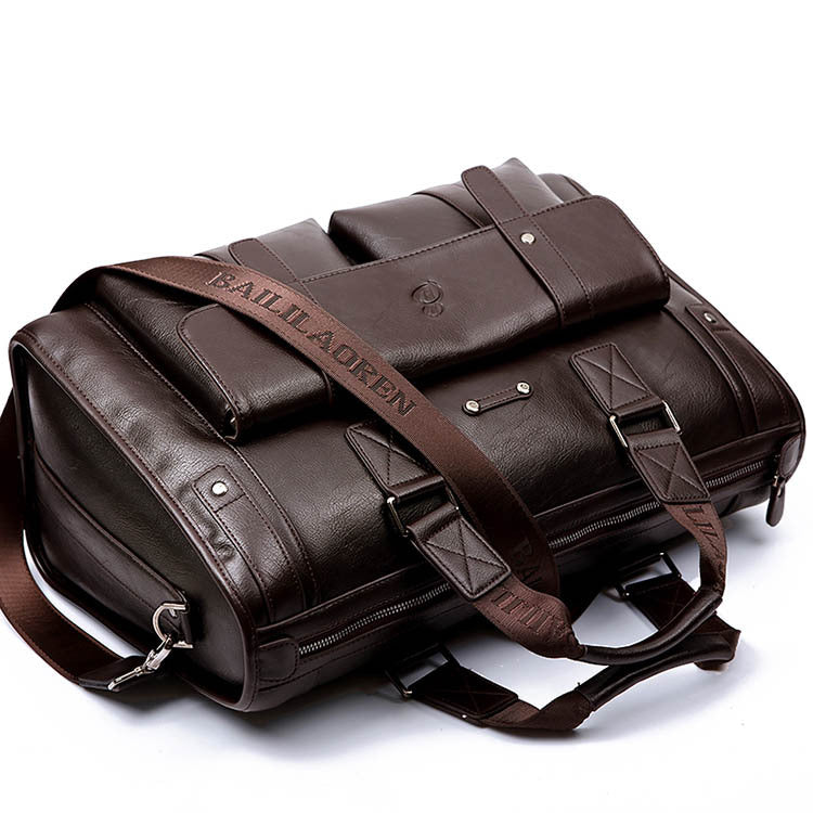 Men's Portable Horizontal Large Capacity Short Trip Men's Messenger Bags