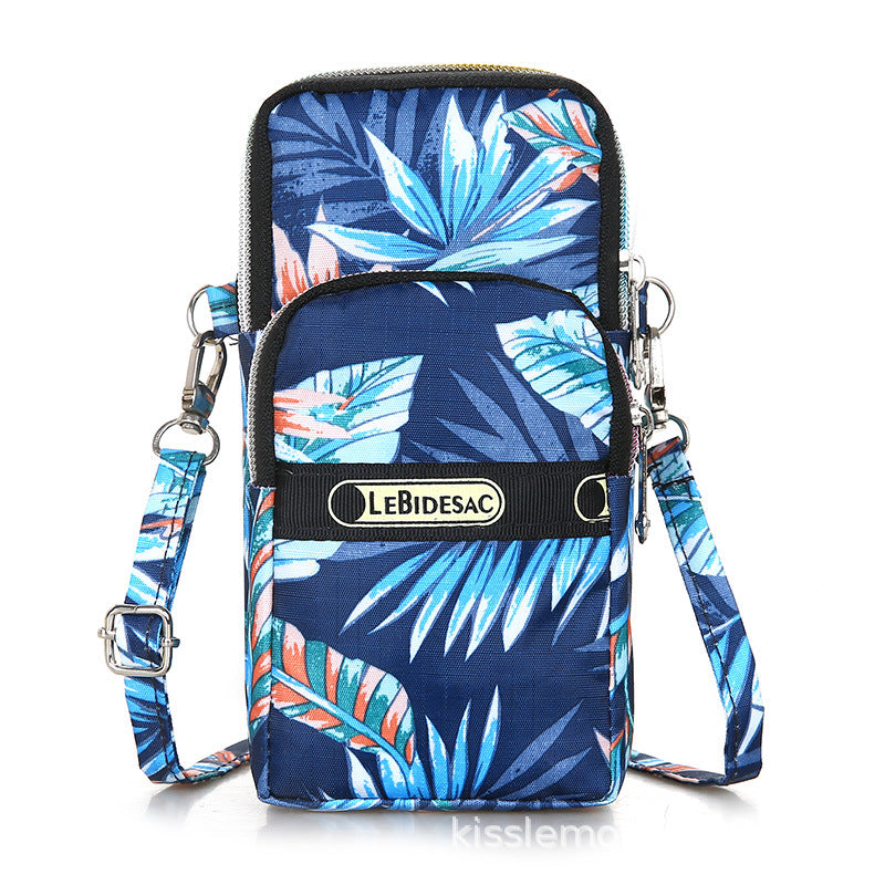 Oxford Cloth Wrist Printed Leisure Fitness Crossbody Bags