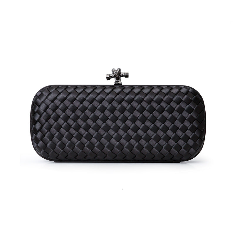 Women's Graceful Silk Hand-woven Simplicity Dinner Evening Bags