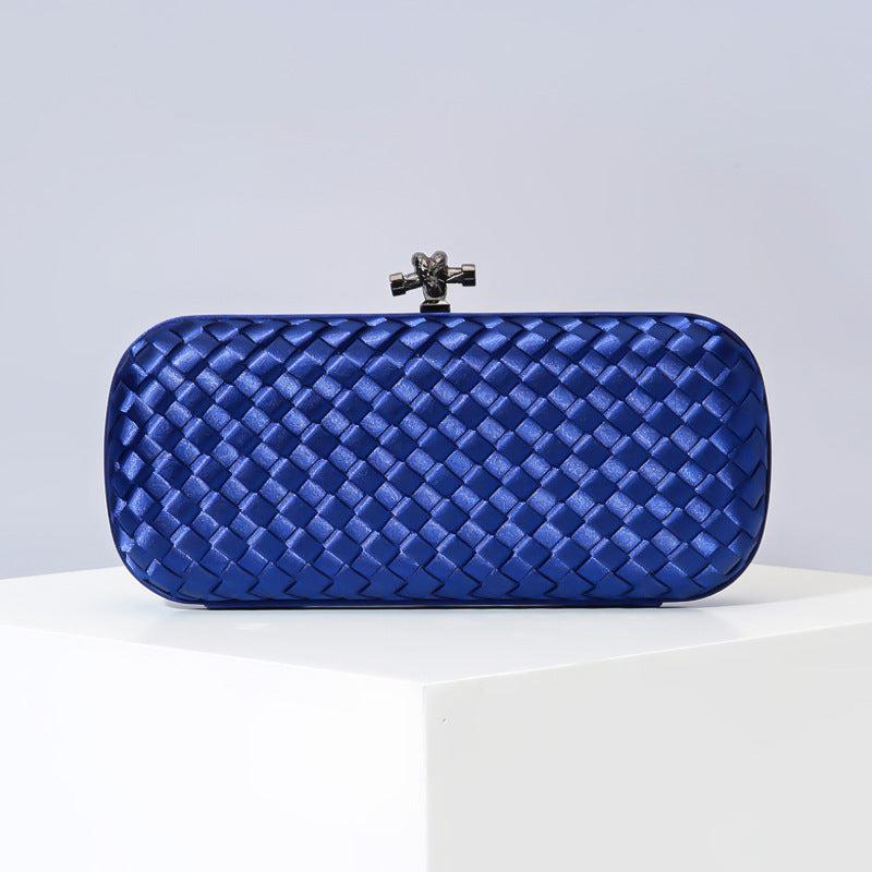 Women's Graceful Silk Hand-woven Simplicity Dinner Evening Bags