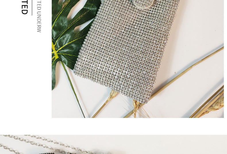 Mobile Female Trendy Vertical Mini Cell Handbags