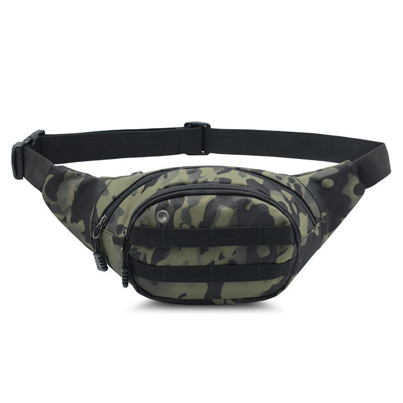 Men's Waterproof Military Fan Combat Camouflage Slingshot Men's Waist Packs