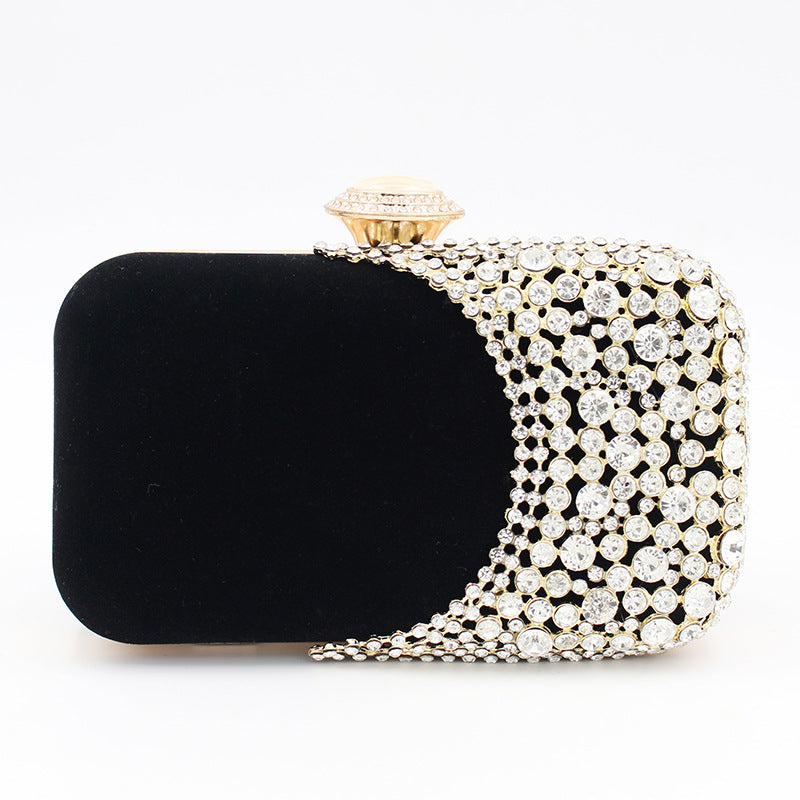 Women's Veet Alloy Dinner Banquet Clutch Chain Evening Bags