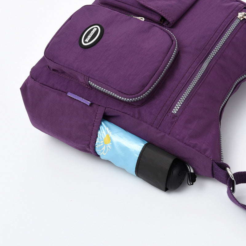 Women's Pretty Nylon Cloth Fashion Waterproof Shoulder Bags