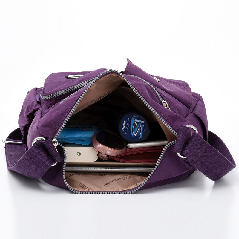 Women's Pretty Nylon Cloth Fashion Waterproof Shoulder Bags