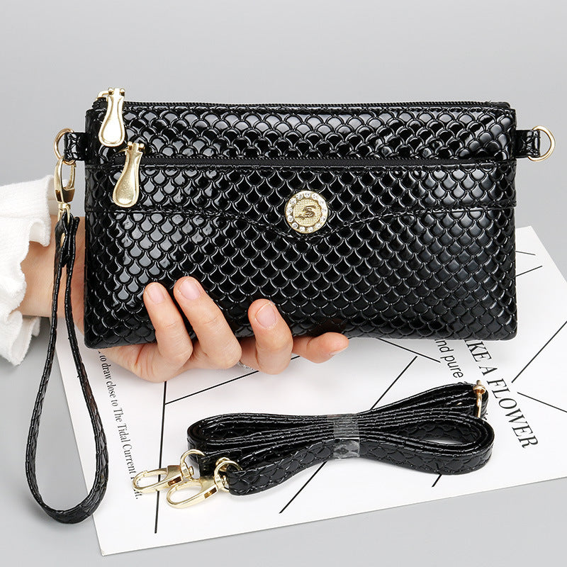 Women's Unique Popular Fashion Clutch Mobile Small Square Bags