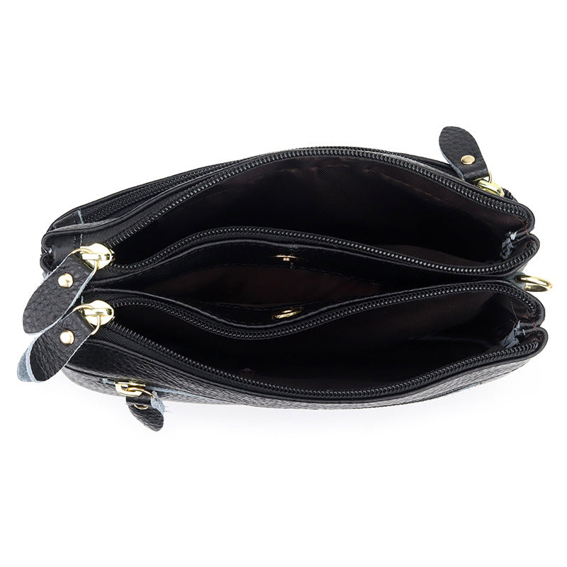 Women's Top Layer Leather Fashion Genuine For Crossbody Bags