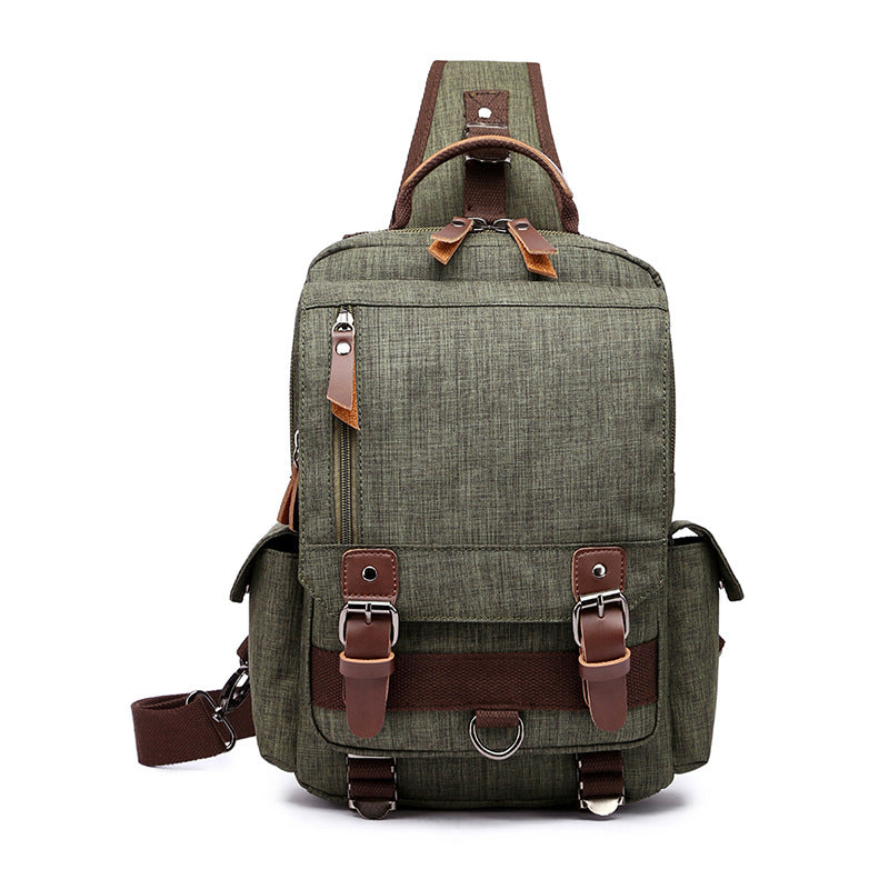Women's & Men's & Style Waterproof Oxford Cloth Slanted Backpacks