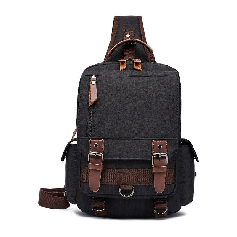 Women's & Men's & Style Waterproof Oxford Cloth Slanted Backpacks