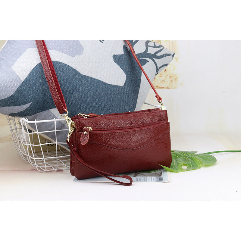 Women's Top Layer Leather Fashion Genuine For Crossbody Bags