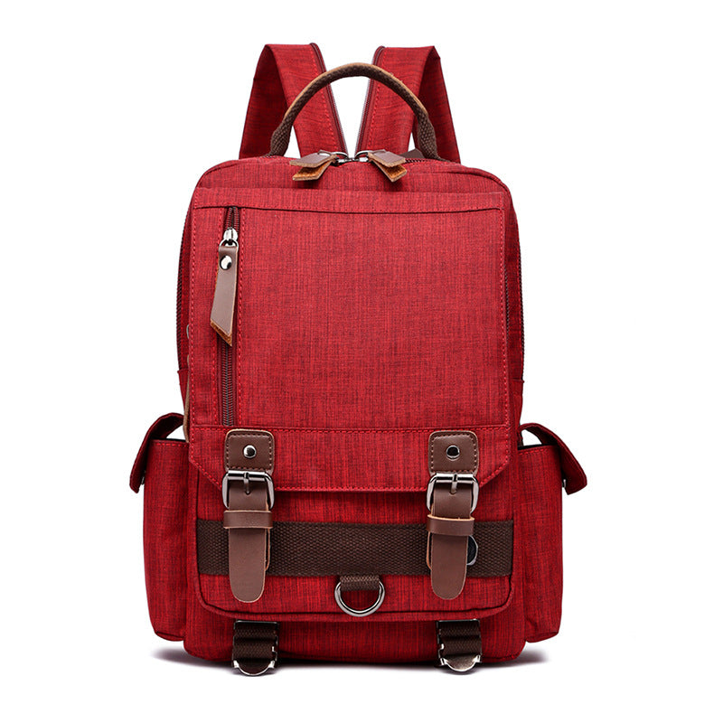 Women's & Men's & Style Waterproof Oxford Cloth Slanted Backpacks