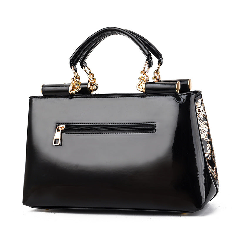 Women's Shiny Bridal Wedding Elegant Large Capacity Shoulder Bags