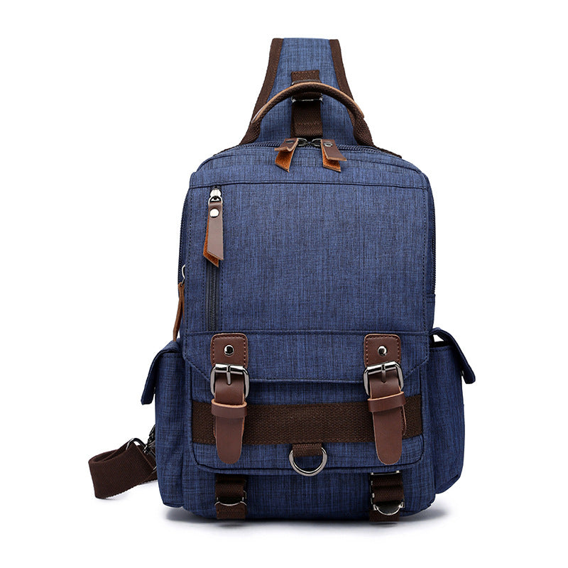 Women's & Men's & Style Waterproof Oxford Cloth Slanted Backpacks