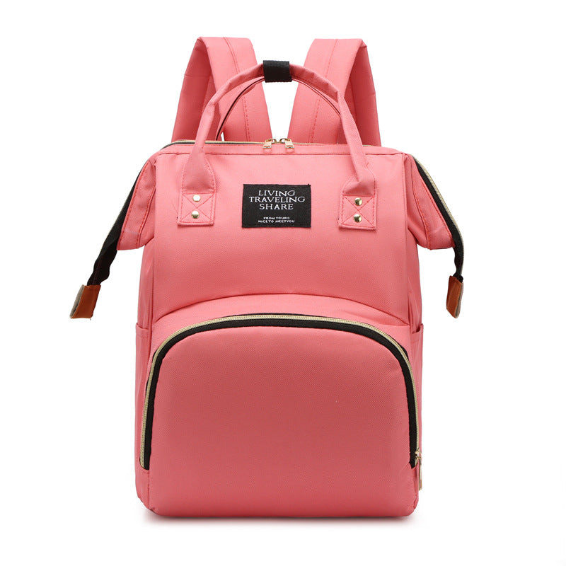 Large Capacity Maternity Milk Bottle Diaper Color Matching Bags