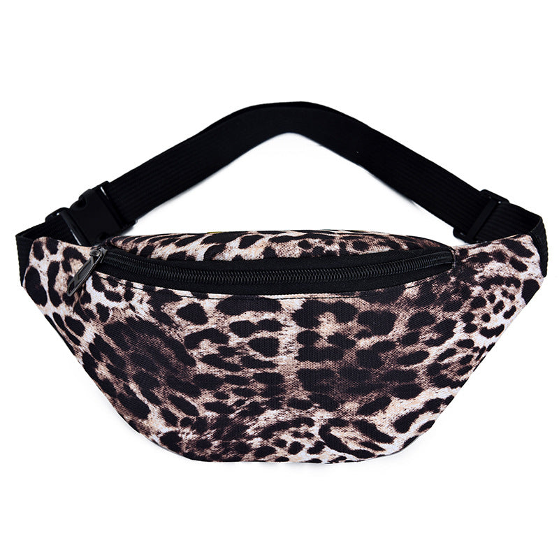 Women's & Men's & Solid Color Leisure Slanted Printable Men's Waist Packs