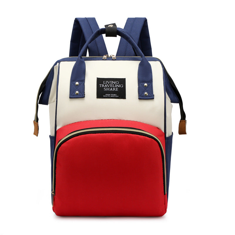 Large Capacity Maternity Milk Bottle Diaper Color Matching Bags