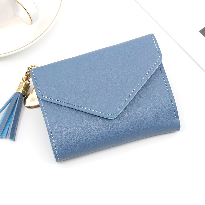 Women's Glamorous Versatile Simple Clutch Short Ladies Wallets