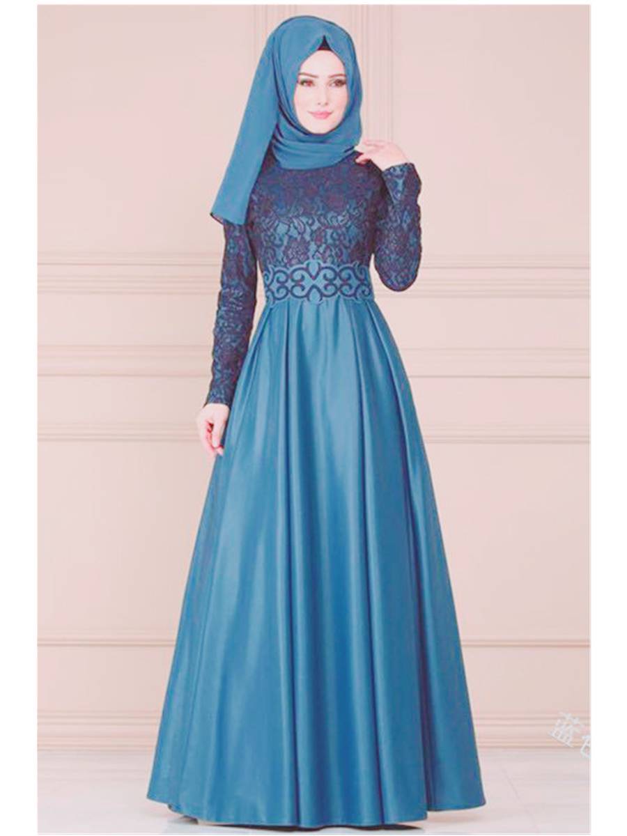 Stitching Large Swing Dress Ethnic Lace Dresses