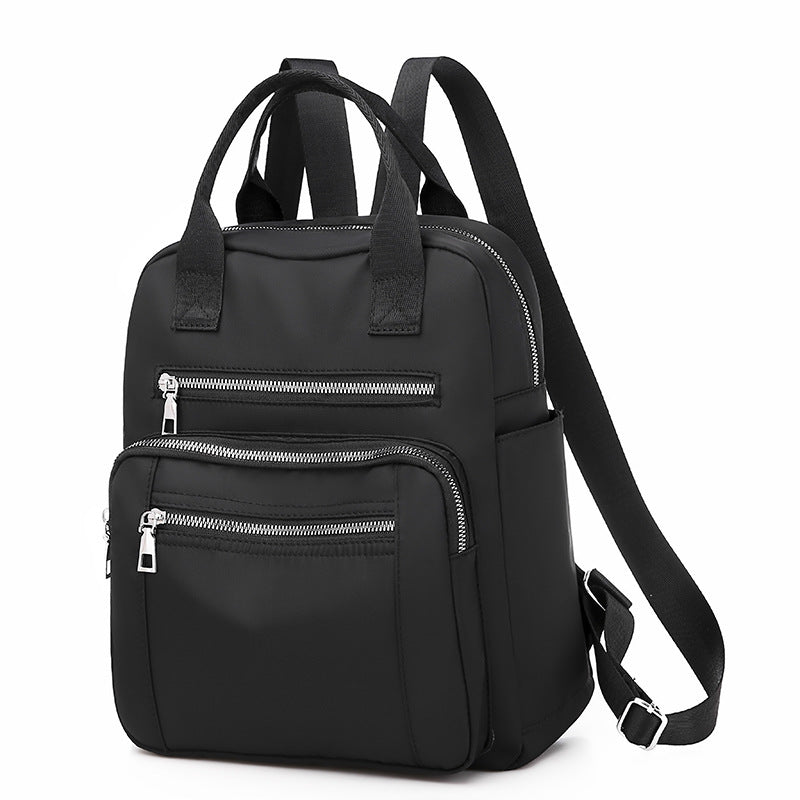Women's Oxford Cloth Solid Color Trendy Large Backpacks