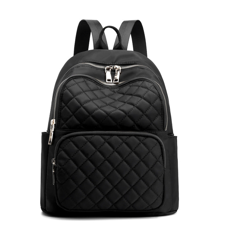 Women's Large Capacity Lightweight Nylon Embroidery Thread Backpacks