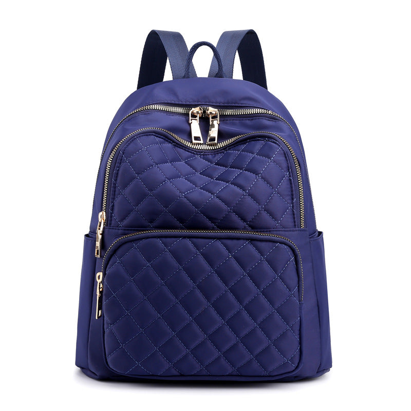 Women's Large Capacity Lightweight Nylon Embroidery Thread Backpacks