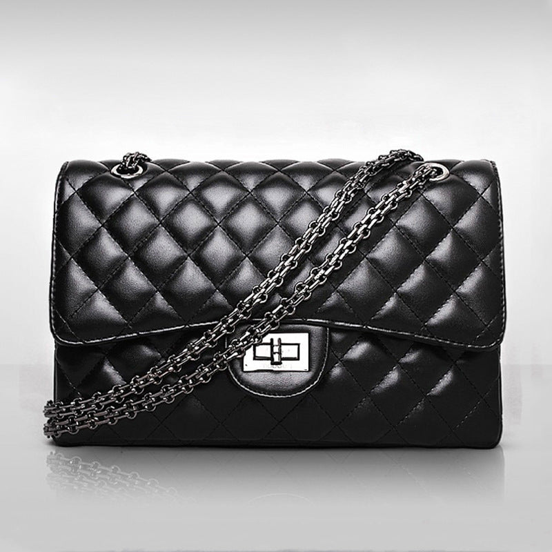 Women's Fashion Trendy Rhombus Chain Classic Style Crossbody Bags