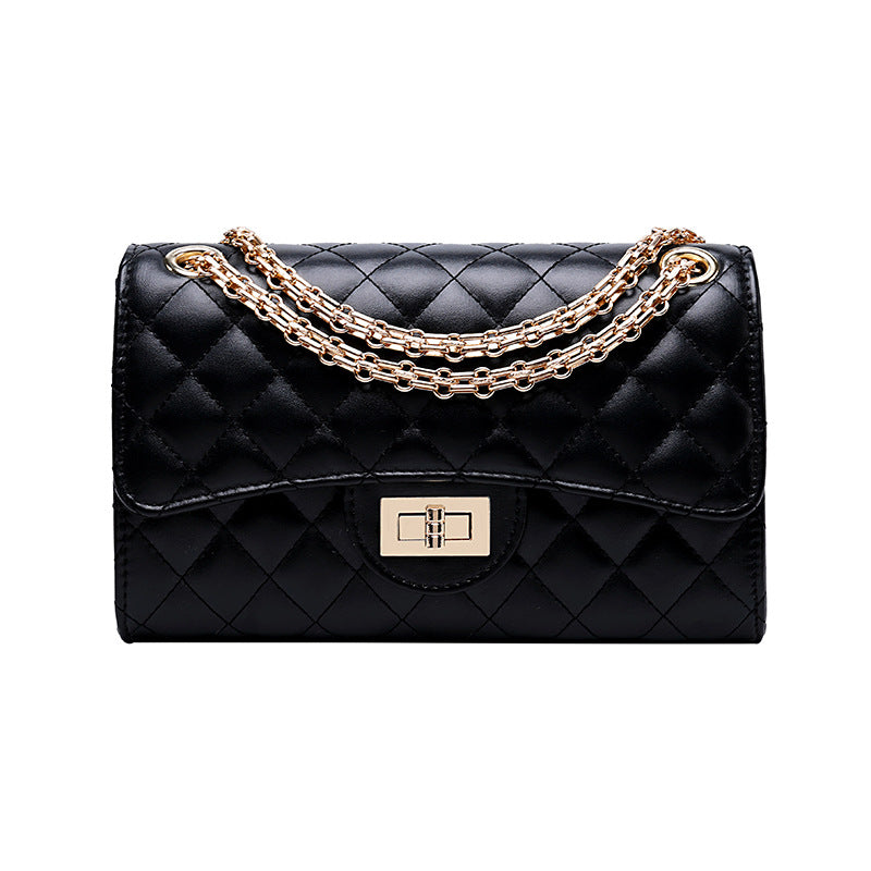 Women's Fashion Trendy Rhombus Chain Classic Style Crossbody Bags