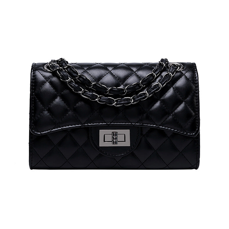 Women's Fashion Trendy Rhombus Chain Classic Style Crossbody Bags