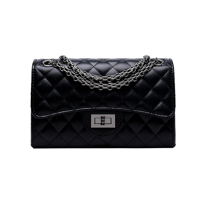 Women's Fashion Trendy Rhombus Chain Classic Style Crossbody Bags