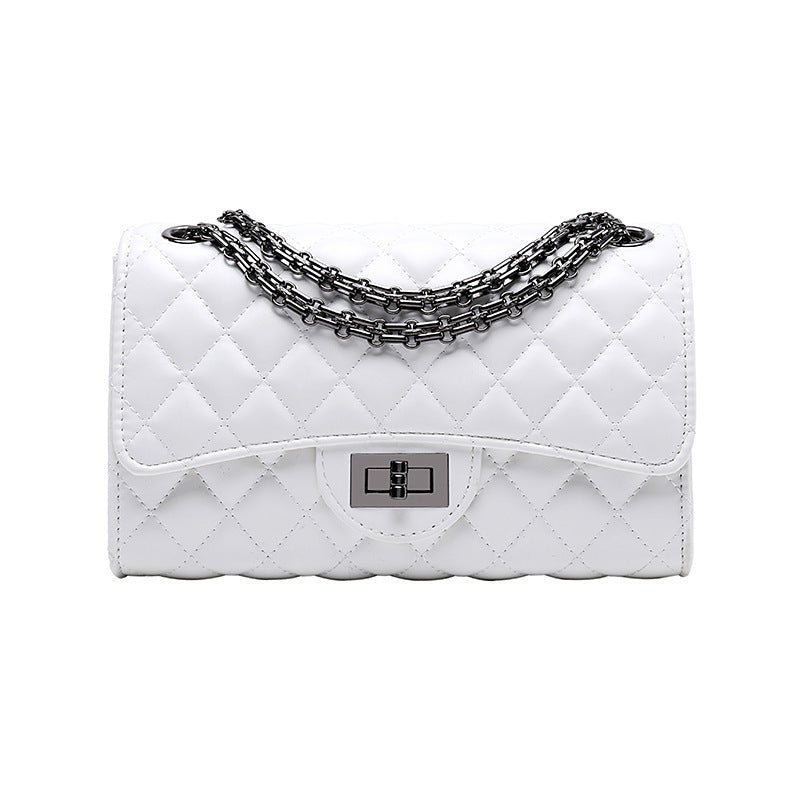 Women's Fashion Trendy Rhombus Chain Classic Style Crossbody Bags