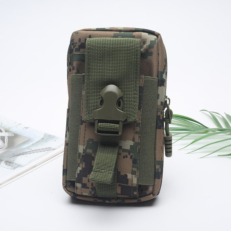 Men's Inch Vertical Version Mobile Across Leather Men's Waist Packs