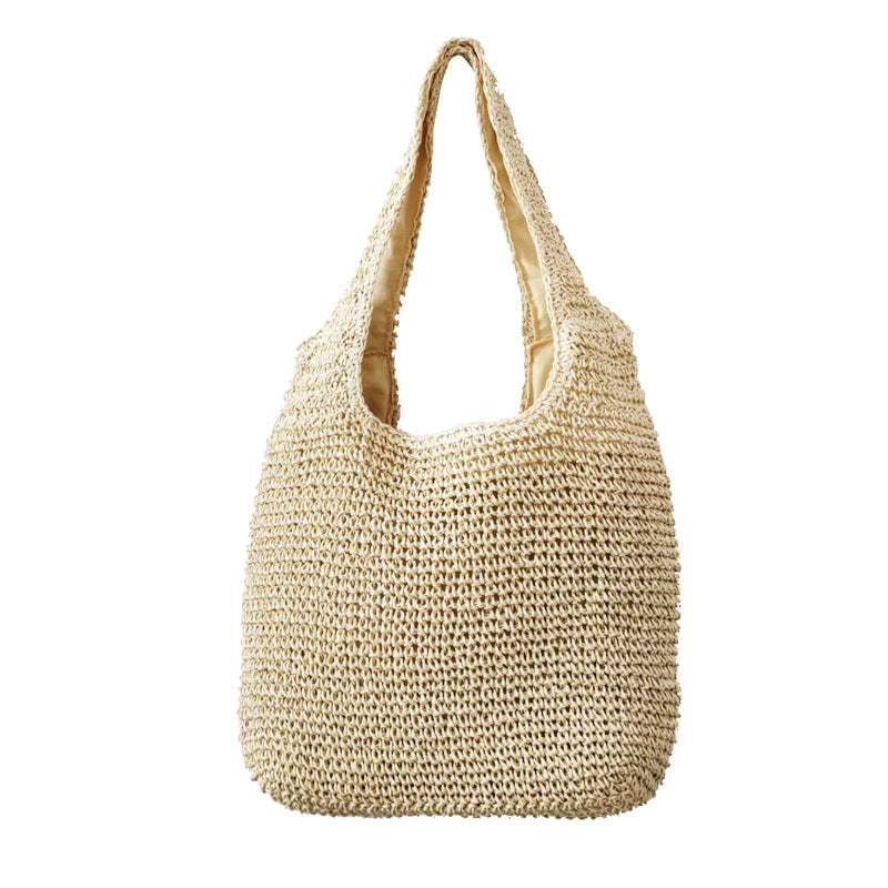 Women's Stylish Niche Woven One Underarm Beach Shoulder Bags