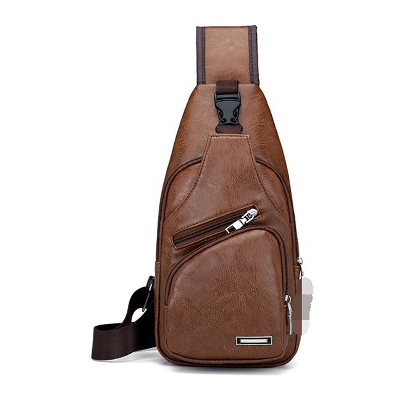 Men's Elegant Classy Rechargeable Retro Cycling Men's Shoulder Bags