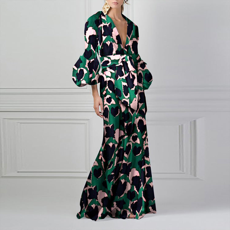 Unique Bohemian Printing Maxi Dress Sexy Dresses