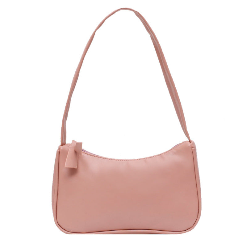 Women's Candy Cyan Niche Underarm Trendy Fashion Armpit Bags