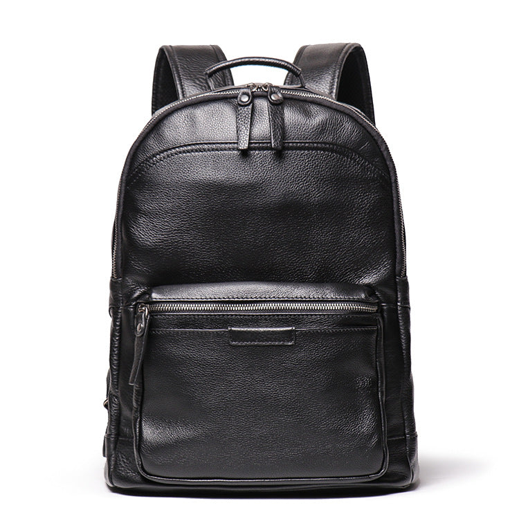 Men's Beautiful First Layer Cowhide Retro Backpacks