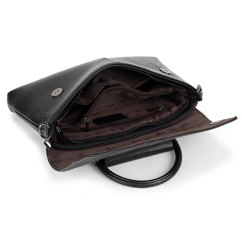 Women's First Layer Cowhide Embossed Crocodile Pattern Crossbody Bags