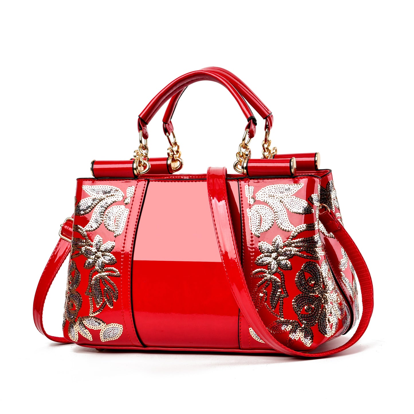 Women's Shiny Bridal Wedding Elegant Large Capacity Shoulder Bags