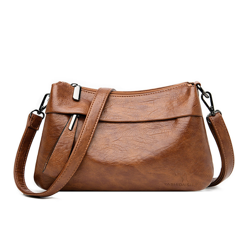 Women's Soft Leather Fashion Large Capacity Mom Shoulder Bags