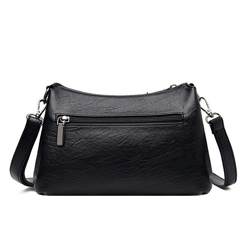 Women's Soft Leather Fashion Large Capacity Mom Shoulder Bags