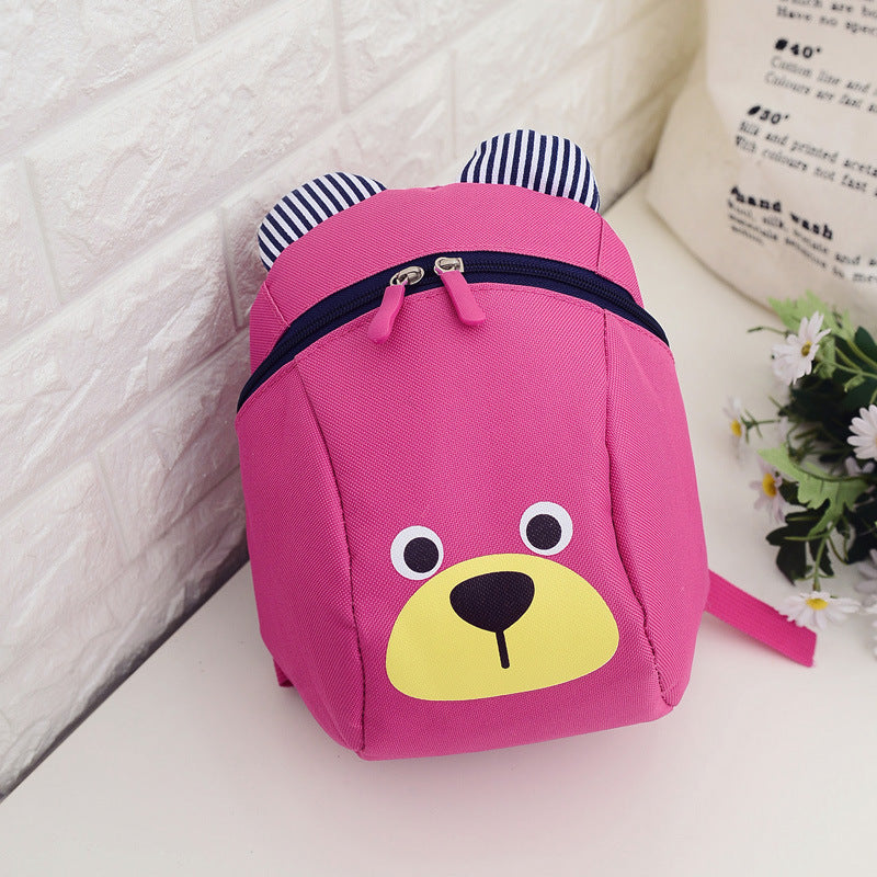 Children's Style Pig Cartoon Bear Printed Round Backpacks