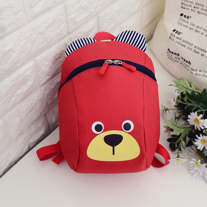 Children's Style Pig Cartoon Bear Printed Round Backpacks