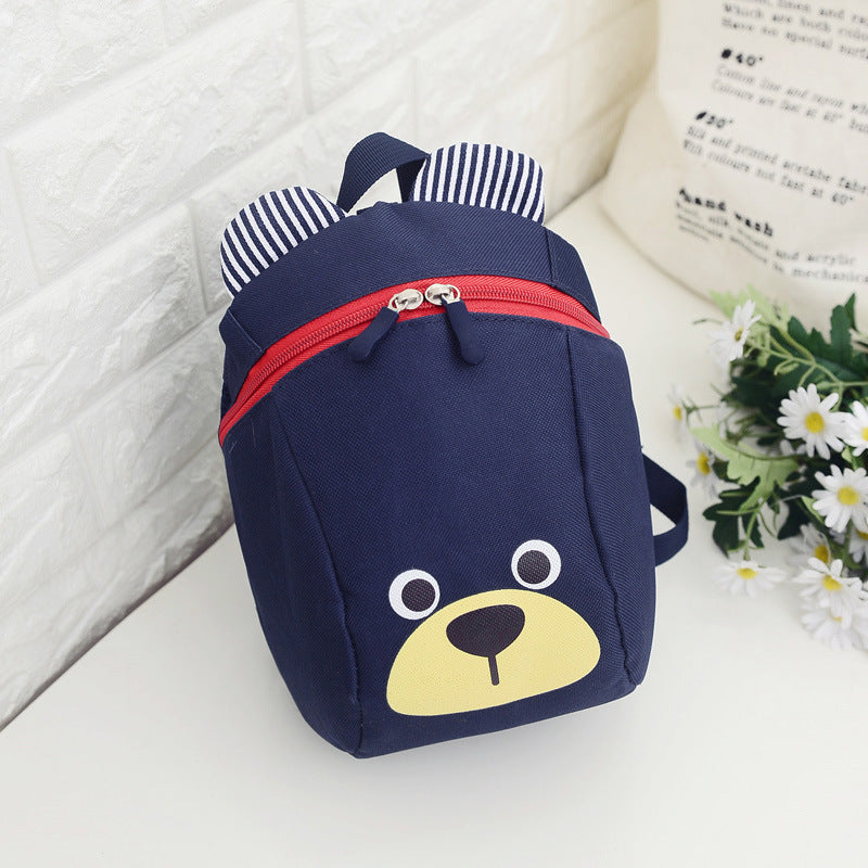 Children's Style Pig Cartoon Bear Printed Round Backpacks