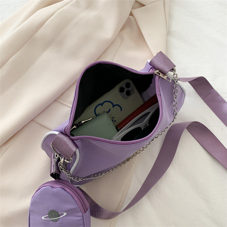 Women's Summer Popular Chain Underarm French Stick Shoulder Bags