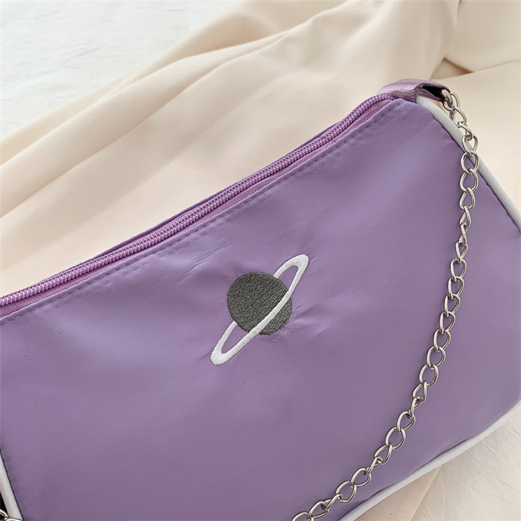 Women's Summer Popular Chain Underarm French Stick Shoulder Bags